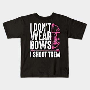 Archery Bow Hunting Archer Mother's Day Kids T-Shirt